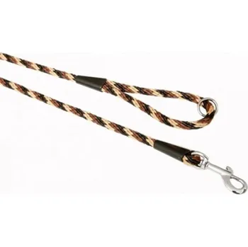 Vodítko pro psa Vod.lano 1,0x150cm spirála-černé-hnědé
