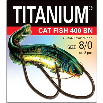 Háček R. CAT FISH 400 BN 10/0 (Série extra silných háčků ze speciálním tvarem pro lov sumců.)