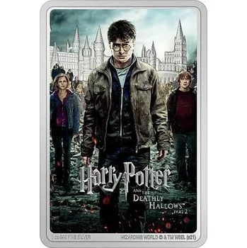 Stříbrná mince Harry Potter™ a Relikvie smrti 2 (The Deathly Hallows™ Part 2) 1 Oz 2021 PROOF - (8.)