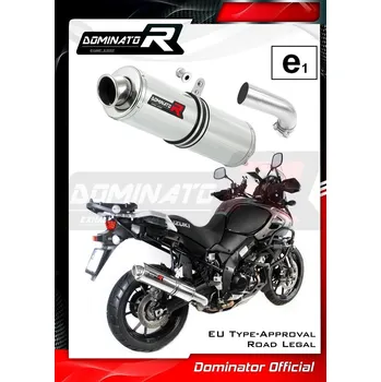 Výfuk pro motocykl Homologovaný Laděný výfuk DOMINATOR SUZUKI DL 1000 V-STROM DD / WDDO 2017-2020 KONCOVKA STANDART