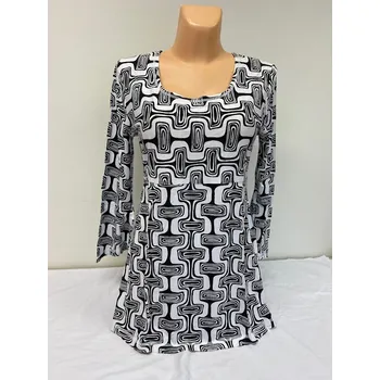 Dámská tunika Halenka XENIG, Barva Smetanová, Velikost XXXL 54, Materiál 96% Viskoza 4% Lycra