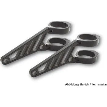 Osvětlení pro motocykl HIGHSIDER držák moto světla dlouhý pro 35-37mm černý