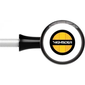 Osvětlení pro motocykl HIGHSIDER LED moto blinkr / poziční světlo ROCKET BULLET černý