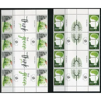 Poštovní známka Posti Aland (2016) MiNr. 425 - 426 ** - Aland - Europa: Šetrnost vůči životnímu prostředí - 2 x 8 známek a 8 kuponů