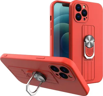 Pouzdro na mobilní telefon Hurtel Ring Case pro Xiaomi Redmi 9A/9AT červené