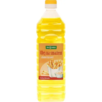 Rostlinný olej bio nebio Slunečnicový olej na smažení 1 l
