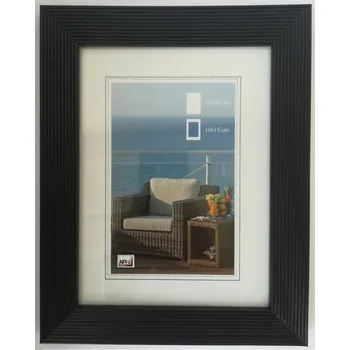 Rám na obraz Dřevěný fotorámeček HR-23 30x40 schwarz kph