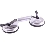 Nosič, Alu přísavka na sklo 60 kg, 2 přísavky 125 mm MasiPro 102308 VEN (MasiPro 102308 Podtlakové madlo, držák na sklo do 60 kg s přísavkou průměru 125 mm)