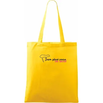 Jsem pěkná drnda - tak bacha! - Taška bavlněná - 42 x 38 cm ( Žlutá )