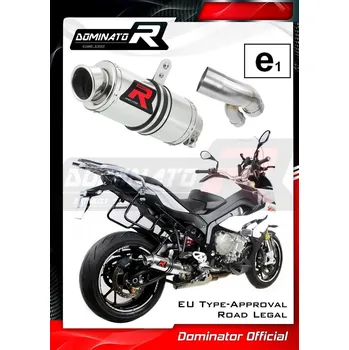 Výfuk pro motocykl Homologovaný Laděný výfuk DOMINATOR BMW S1000XR 2015-2019 2X10 KONCOVKA GP1 HOMOLOGACE
