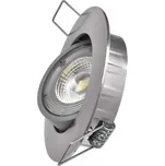 EMOS Lighting LED bodové svítidlo Exclusive stříbrné, kruh 5W teplá bílá