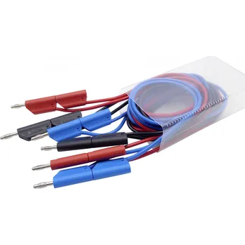 Měřicí kabel Schnepp 354 000059 sada bezpečnostních měřicích kabelů [banánková zástrčka 4 mm - banánková zástrčka 4 mm ] 1.00 m;černá, červená, modrá;1 sada