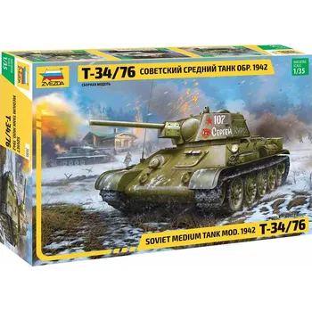 Plastikový model Model Kit tank 3686 - T-34/76 mod.1942 (1:35)