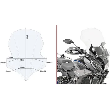 Motodíl GIVI 2139DT plexi Yamaha Tracer 900 2018 - 2019
