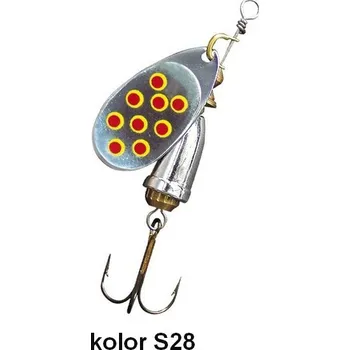 Umělá nástraha Třpytka rot. R. SONIC 3 / S28 (Třpytka Sonic je klasický model rotační třpytky, která ve vodě vytváří silné hydroakustické vlny. Sonic se charakterizuje svým klasickým zvonkovým tvarem.)