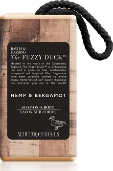Mýdlo Baylis & Harding The Fuzzy Duck Men's Hemp & Bergamot mýdlo na šňůrce 200 g
