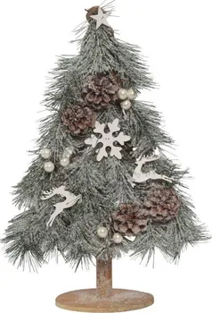 Vánoční stromek Guirma Dřevěný stromeček zdobený 55 cm