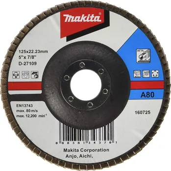 Brusný kotouč MAKITA D-27109 Lamelový kotouč 125 x 22,23 mm A80 free_store_pickup