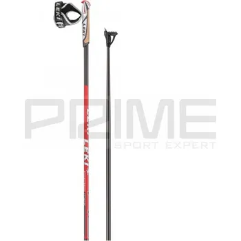 Běžkařská hole běžecké hole Leki PRC Max, lightanthracite/fluorescent red/white - 160cm 115780