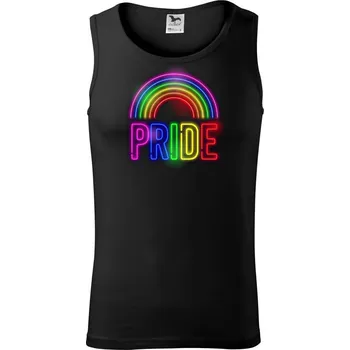 Neon sign pride - Tílko pánské Core - XL ( Černá )