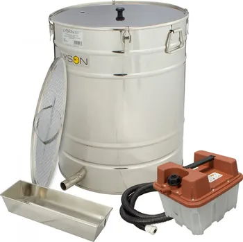 Vařák na vosk sudový 100l s vyvíječem páry