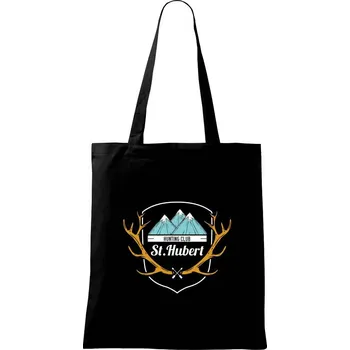 Erb - St. Hubert - Taška bavlněná - 42 x 38 cm ( Černá )