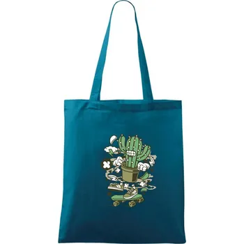 Jezdicí píchatko - Taška bavlněná - 42 x 38 cm ( Petrolejová )