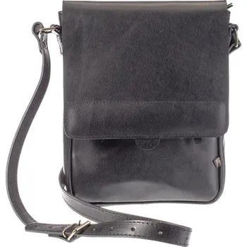 Pánská aktovka Kožená ručně šitá taška KUBÁT přes rameno na iPad 10" | 58014