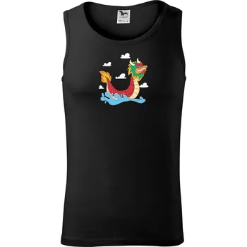 Pánské termoprádlo Dračí loď kreslená - Tílko pánské Core - M ( Černá )