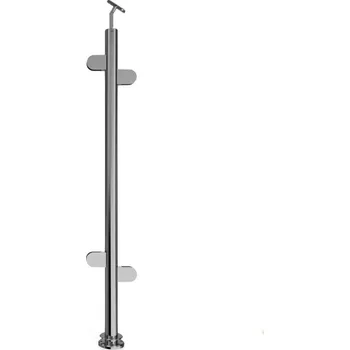 Zábradlí Sloupek zábradlí na schodiště V1 vrchní kotvení —sklo