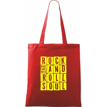 Rock and roll soul - Taška bavlněná - 42 x 38 cm ( Červená )