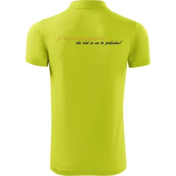 Pánská košile Nejsem gynekolog-zlatá - Polokošile Victory sportovní (dresovina) - M ( Limetková )