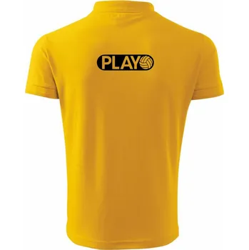Pánská košile Voleyball mode - Polokošile pánská Pique Polo 203 - L ( Žlutá )