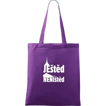 Ještěd neníštěd - Taška bavlněná - 42 x 38 cm ( Fialová )