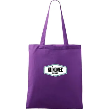 Hora Klínovec - Taška bavlněná - 42 x 38 cm ( Fialová )