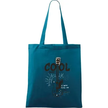 Cool band kytara - Taška bavlněná - 42 x 38 cm ( Petrolejová )