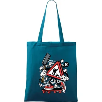 Musíme to opravit - Taška bavlněná - 42 x 38 cm ( Petrolejová )