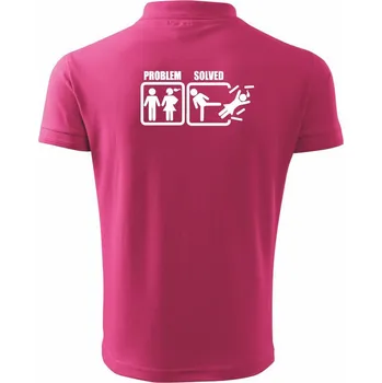 Pánská košile Problém - Kick - Polokošile pánská Pique Polo 203 - XL ( Purpurová )