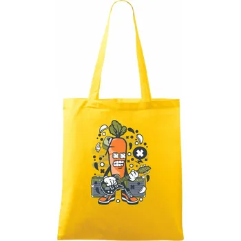 Rocková mrkev - Taška bavlněná - 42 x 38 cm ( Žlutá )