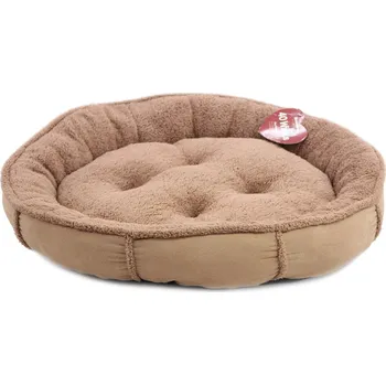 Pelíšek pro psa ROSEWOOD Pelech TAN PLUSH WRAP Hnědý Velikost: S