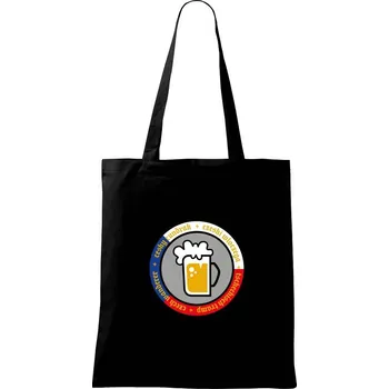 Nákupní taška Český čundrák - logo (lulu_art) - Taška bavlněná - 42 x 38 cm ( Černá )