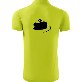 Pánská košile Myš na klíček - Polokošile Victory sportovní (dresovina) - 2XL ( Limetková )