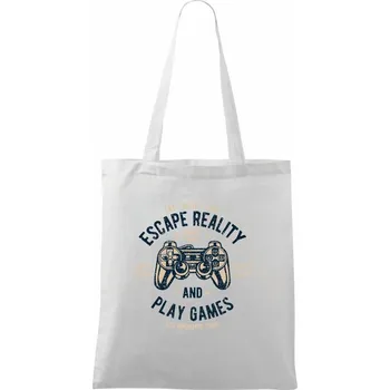 Escape Reality - Taška bavlněná - 42 x 38 cm ( Bílá )