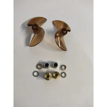 Modelářství Sada lodních šroubů pro bitevní lodě - levý a pravý v sadě s maticemi a podložkami IQ models - RC_95573