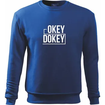Chlapecké tričko Okey Dokey - Mikina Essential dětská - 146 cm/10 let ( Královská modrá )