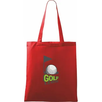Golf legend - Taška bavlněná - 42 x 38 cm ( Červená )