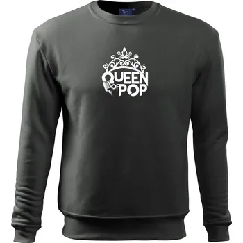 Chlapecké tričko Queen of Pop - Mikina Essential dětská - 158 cm/12 let ( Tmavá břidlice (šedá se zeleným nádechem) )