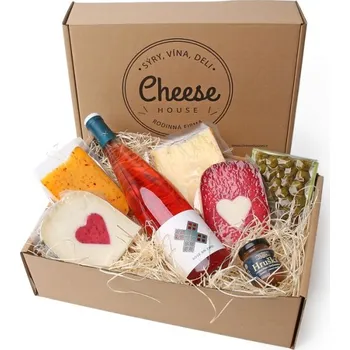 Dárkové balení sýrů Sýrový balíček pro všechny zamilované