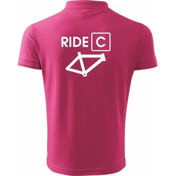 Pánská košile Ride C - Polokošile pánská Pique Polo 203 - L ( Purpurová )