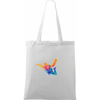 Parašutista splash - Taška bavlněná - 42 x 38 cm ( Bílá )